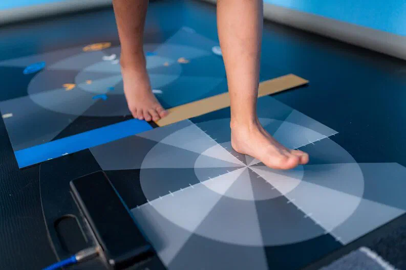 Measuring pressure under the foot